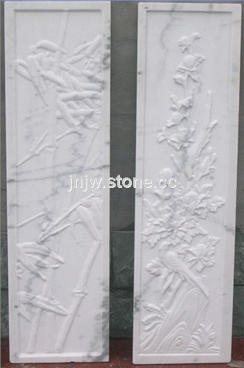 display of stone-engraving sample