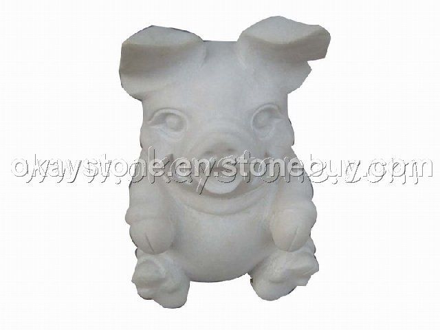 Animal stone carving