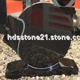 Black tombstone