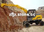 wheel style excavator