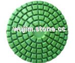 Diamond flxible polishing pads