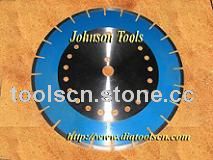 Sintered segment saw blade.