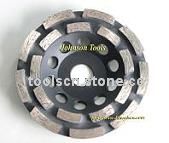 Diamond double row cup wheel