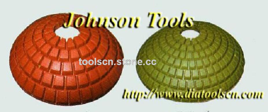 Flexible diamond convex polishing pad&nbsp;