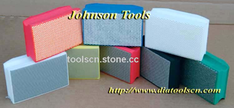 Hand polishing pads