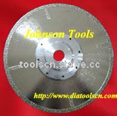 Electroplated blades.
