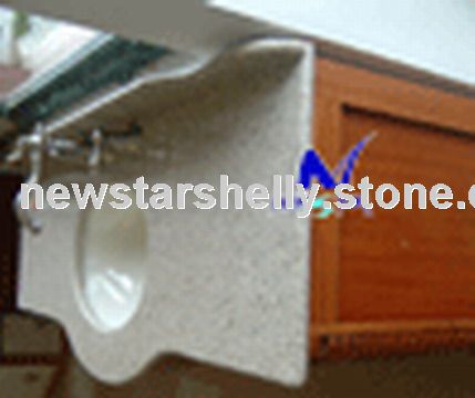offer granite vanity top with the ceramic sink 76"x22"x2cm