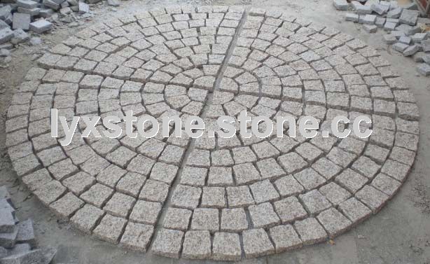 Cobblestone on mesh Cobblestone on mesh