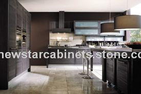 Sell Kitchen Cabinets with Granite Countertop and Stainless Steel Sinks