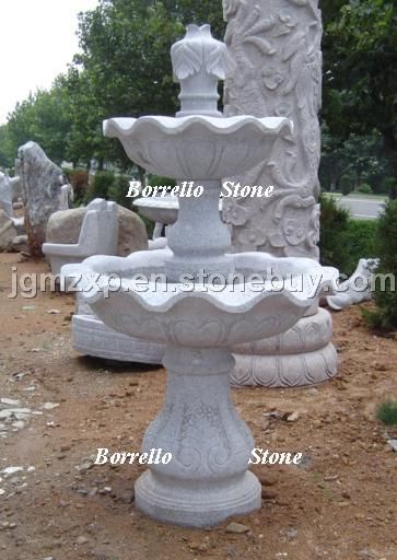 Granite and Marble Sphere Fountain