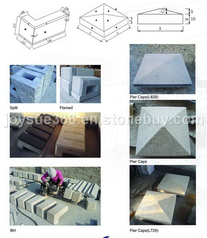 Corner Stone and Pier Caps