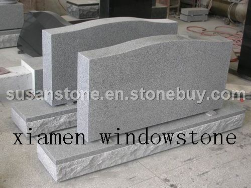 Granite monument and slant