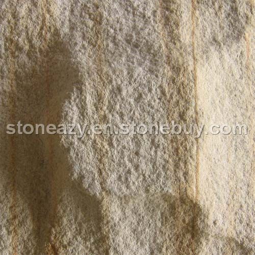 Yellow wood grain sandstone