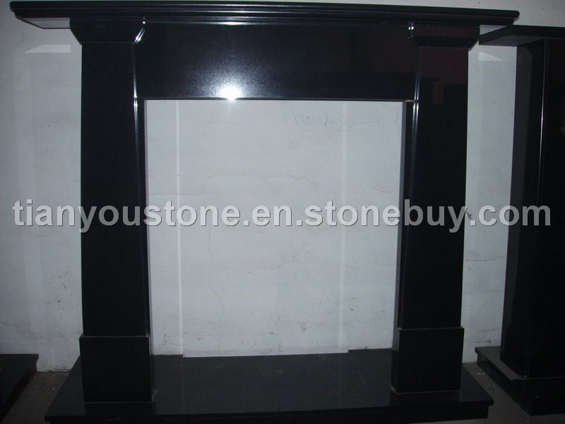 black granite mantel black granite mantel