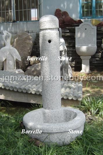 &nbsp;Granite and Marble Sphere Fountain