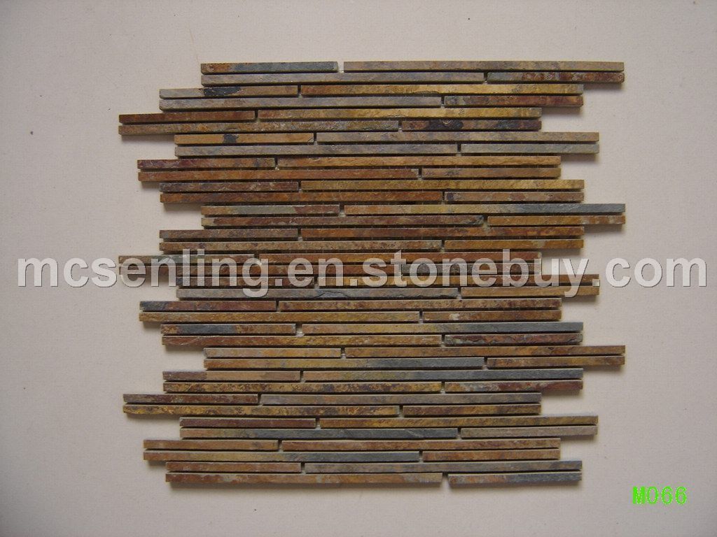 rusty slate mosaic