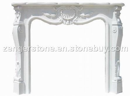 marble fireplace
