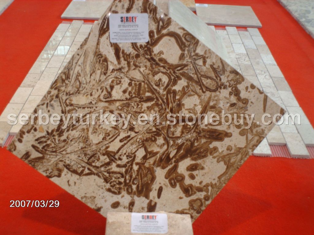 chocolate travertine