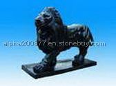 Black Marble Lion
