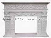 marble fireplace mantel