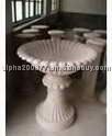 marble flowerpot