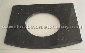 artificial stone with mirror flecks 