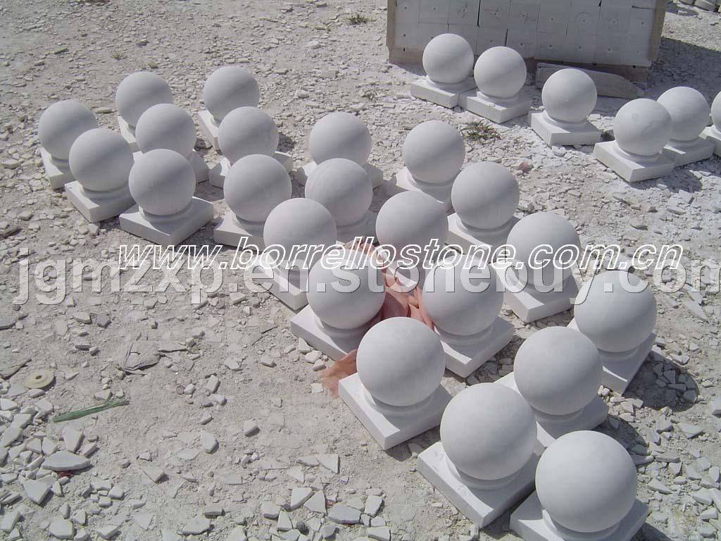 snow white marble balls