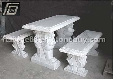 Sell marble tables and benches