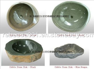Granite Boulder Vessel Sink