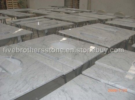 Marble Carrara White Countertop
