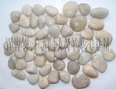 A-grade White pebble stone