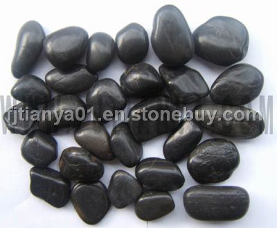 Black pebble stone