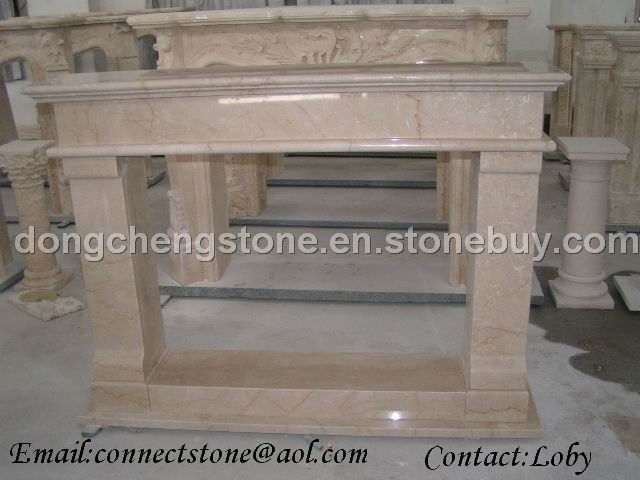 fireplace mantel