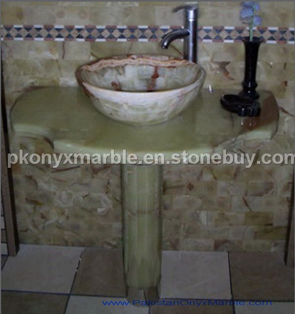 Sinks onyx columns sinks