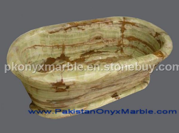 Green onyx bathtubs