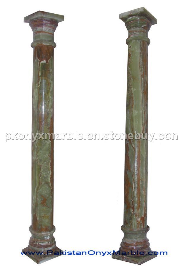 Onyx columns pillars