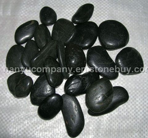 pebble stone——Black color