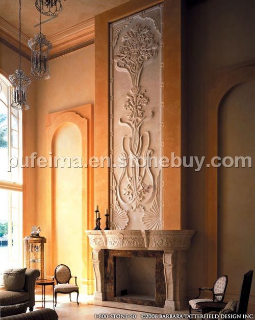 marble Fireplace mantle