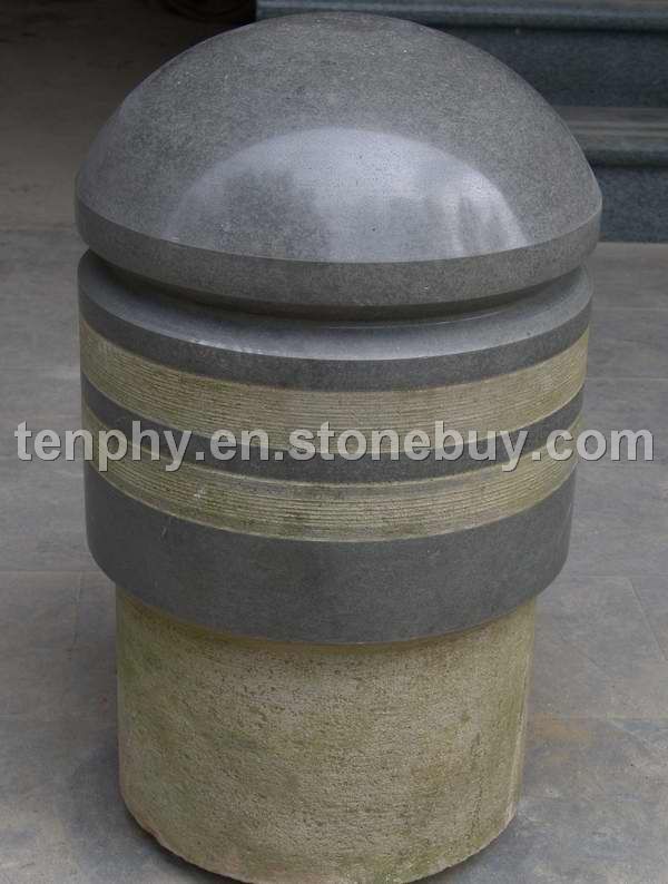 car stop stone