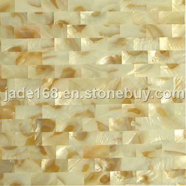 yellow MOP shell mosaic