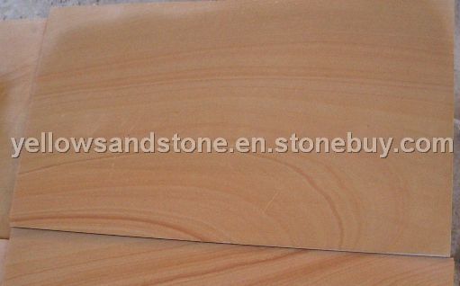 Natural vein yellow sandstone