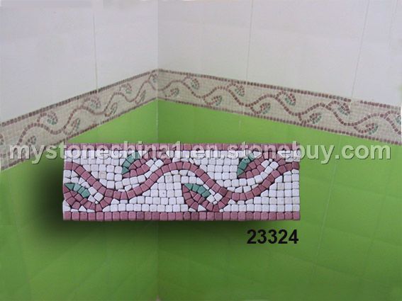 Color stone mosaics_ Cast stone