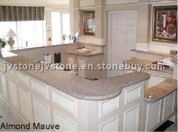 Granite Counter Tops-Almond Mauve