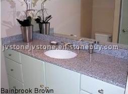 Granite Vanity Tops- Bainbrook Brown