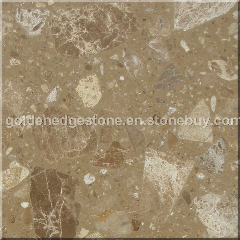 Light Emperador engineer stone