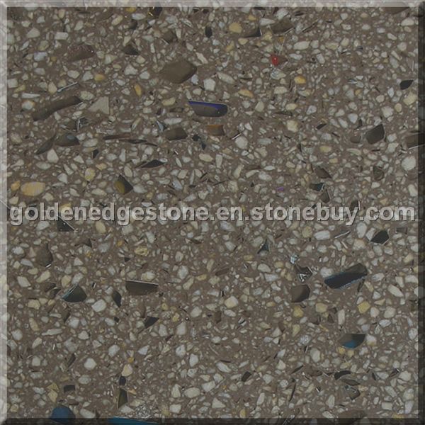 Artificial stone-colorful brown