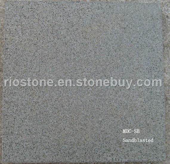 Micro-hole(Dark) basalt SANDBLASTED