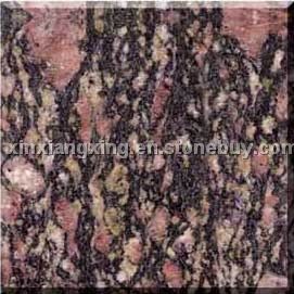 Peacock green granite