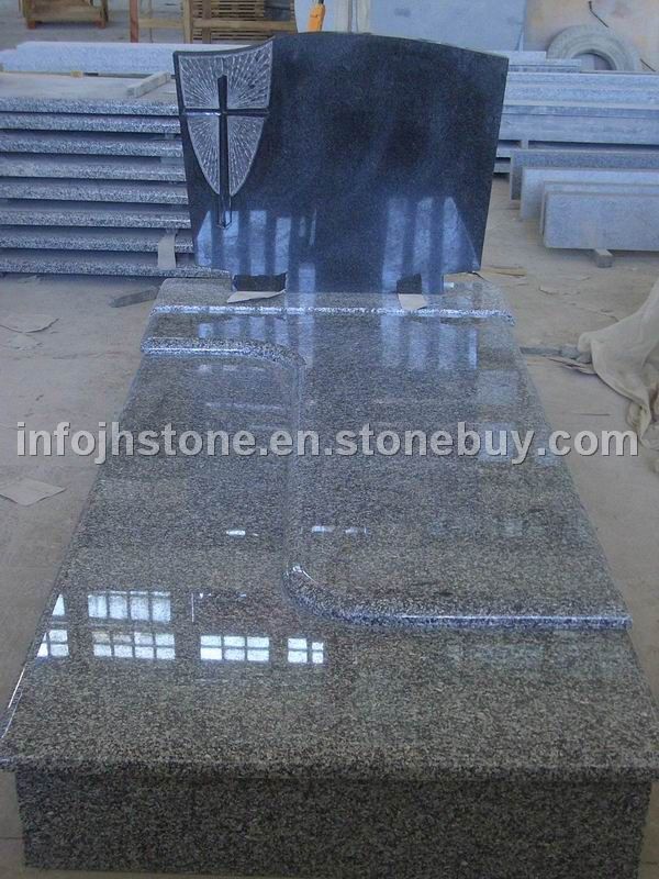 granite tombstone and monument