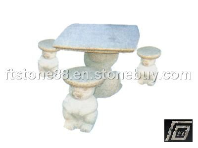 Sell marble pattern and stone tables, benches